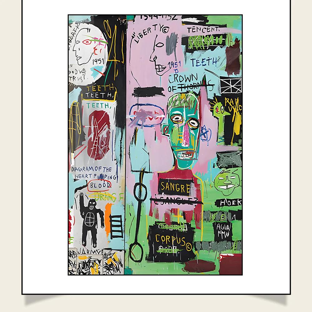 Street Graffiti Abstract Art Avant-Garde Canvas Poster Modern Wall Art Painting Print Pictures Restaurant Shop Home Decor Murals