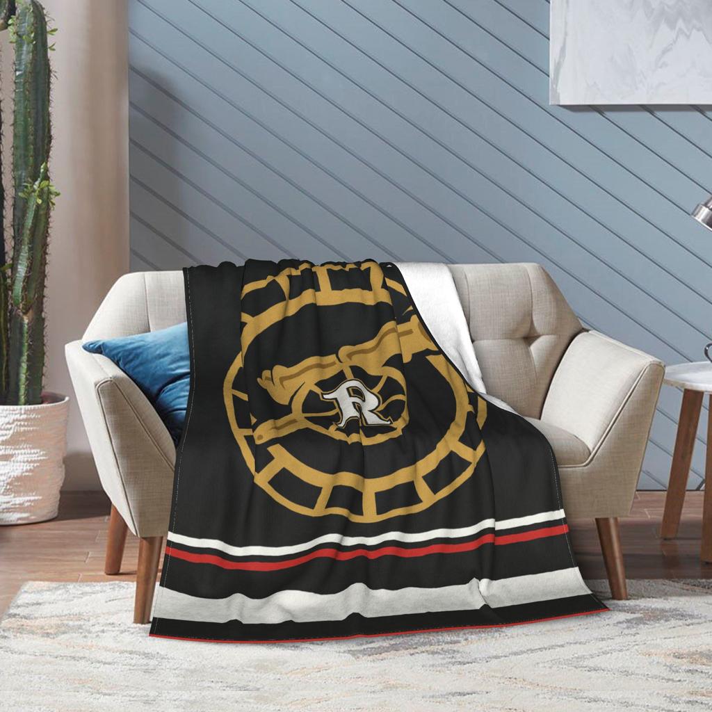 Heated Rivalry Hockey Jersey Blanket Plush Funny Warm Throw Blankets for Coverlet Winter