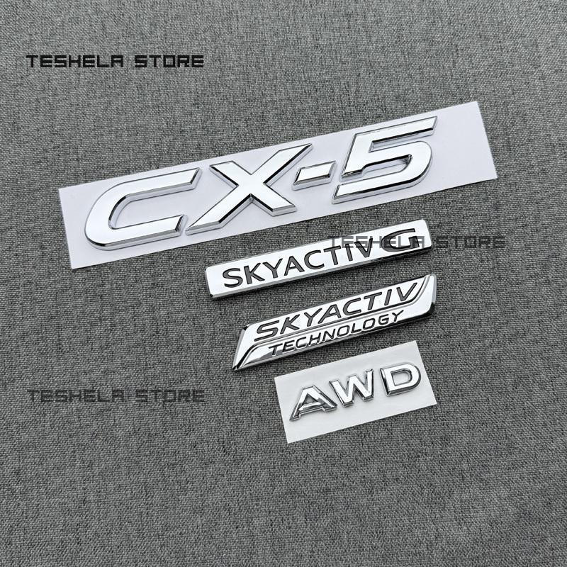 3d ABS for Mazda CX-5 13-25Year EditionABS ChromeLogo BYD Emblem Letters Stiker Car Trunk Badge Auto Parts Accessories