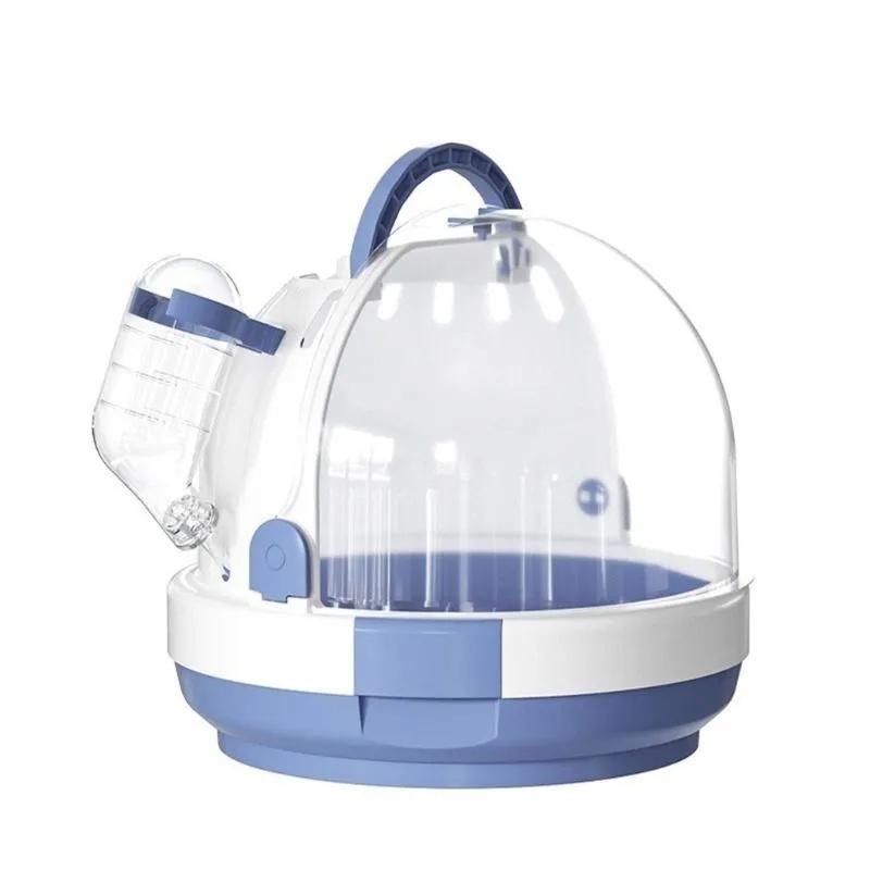 

Маленькая клетка для переноски хомяков, сахарных поссумов, ежей и птенцов One Size синий