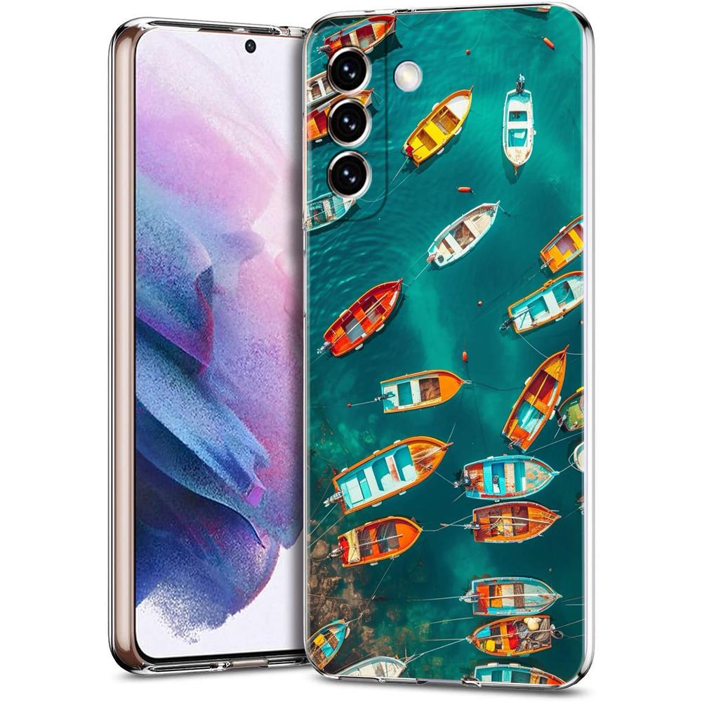 Fishing Phone Case For Samsung Galaxy S24 Ultra S23 FE S22 S20 S21 5G S10 S9 Plus S10E S8 Soft Silicone Clear Cover