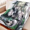 Cartoon Honkai Impact 3rd Mobius Flannel Blanket Cover Warmth Soft Anime Blanket Multifunctional Decor Home Universal Blankets