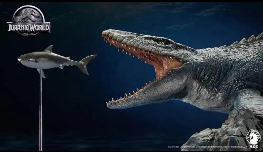 [USED] Mando/W-DRAGON Mosasaurus 1/35 Scale Statue