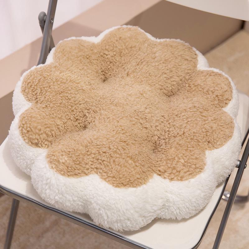 

Крулая нескользящая подушка-сиденье макаронного цвета для домашнего или офисного стула 40*40cm (0.4kg)