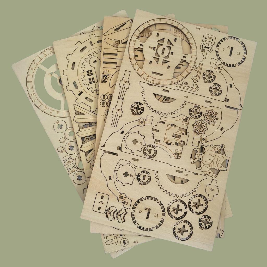 3D puzzle Diy wooden toy off-road vehicle assembly model adult birthday halloween Christmas gift