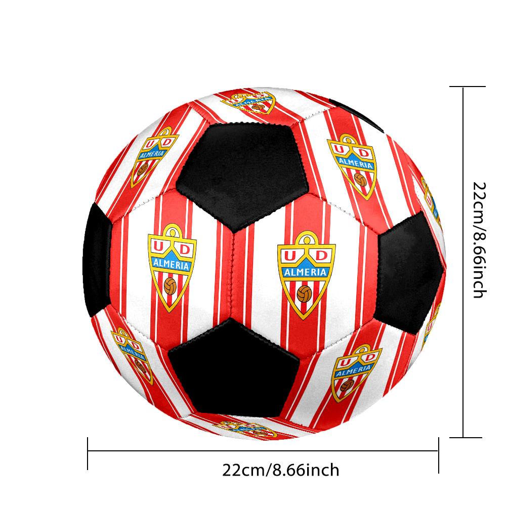 1PC Almería POSTER size 5 soccer ball PrahaIndoor Soccer Ball Colorful All Ages Machine Stitched PVC Competition Ready Durable High-Bounce