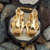 Simple Japanese and Korean Versatile Earrings for Women, Inlaid with Zircon Exquisite Jewelry, Daily Classic Matching Earrings