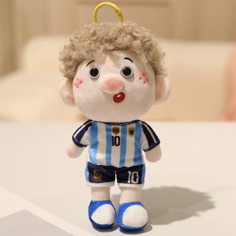 World Cup Plush Keychain With Soft Pp Cotton Filling For Soccer Fans