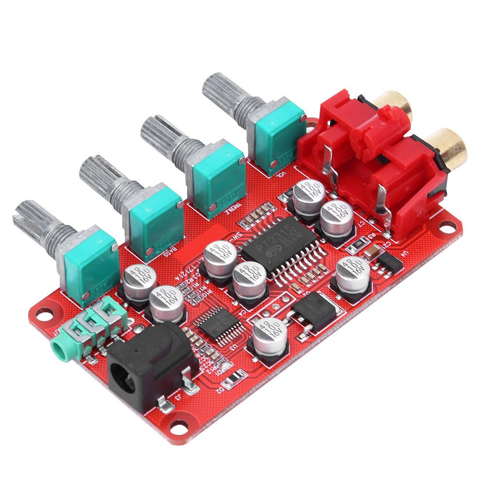 PT2315E Audio Processor Board Tone Adjustment Module Potentiometer Fixed High and Low Sound HF202