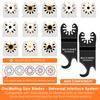 3pcs Multi Tool Hook Knife Blade Universal Oscillating Saw Blade for Carpet Roof Shingles Soft Materials Compatible with DeWalt
