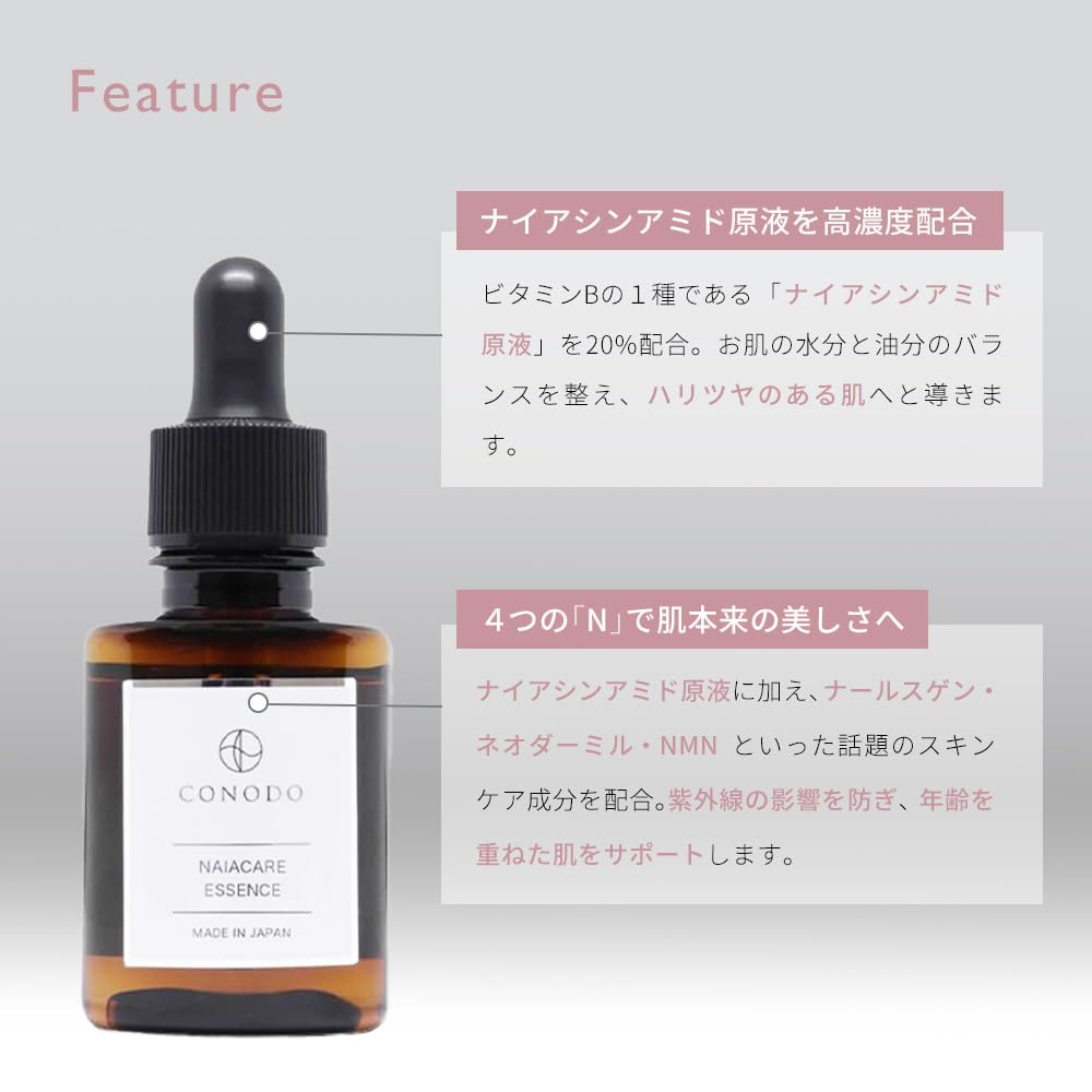 [Contains 20% Niacinamide] CONODO Niacinamide Serum 30ml CICA Hyaluronic Acid Collagen Proteoglycan Placenta For Dark Spots and Wrinkles High Concentr