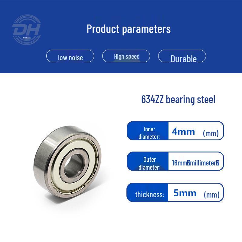 S63 Series High Precision Stainless Steel Deep Groove Ball Bearings (304/420/440 Material)