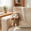 Taschenanhänger Simulation Affenpuppe Stofftier Affe Stofftier Anhänger Baby Beruhigungspuppe