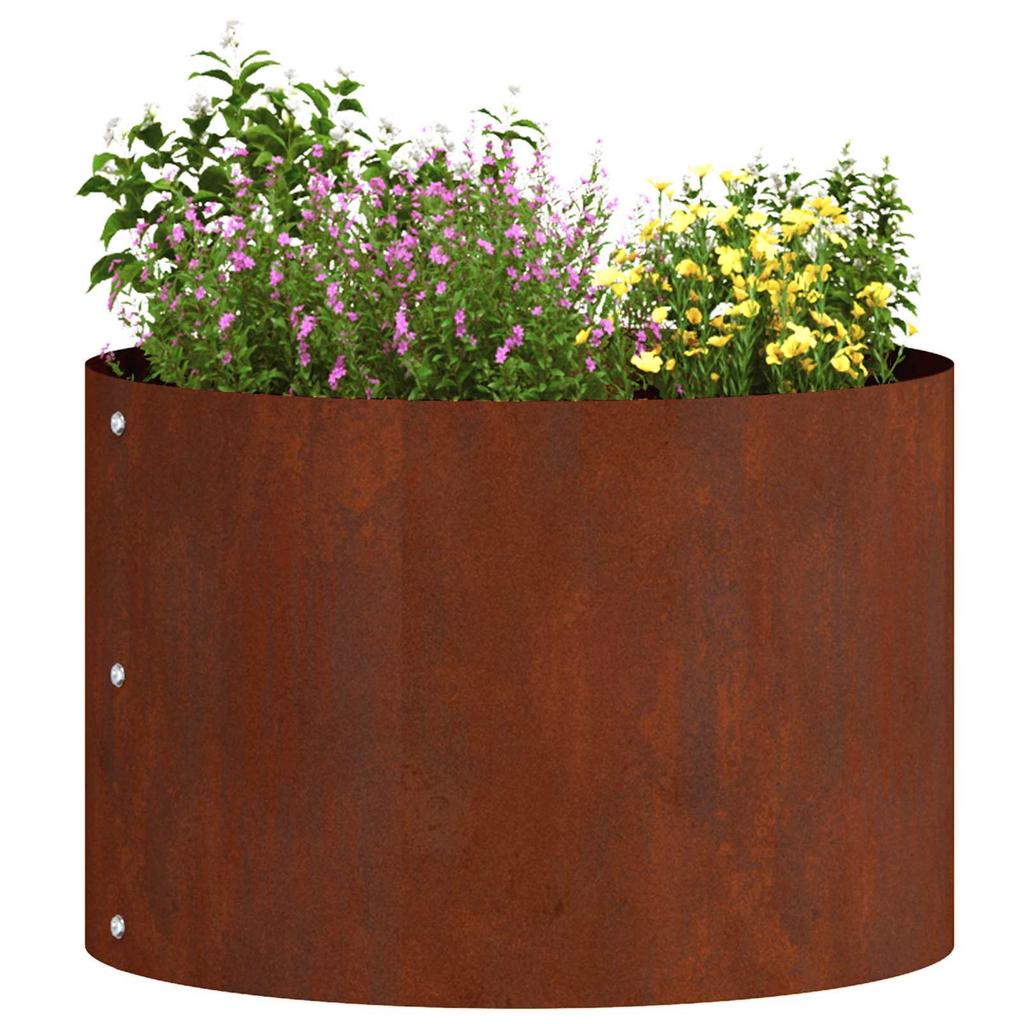 Plant Ring Brown 30 X 30 X 20 Cm Weatherproof Steel