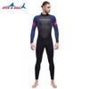 Fato de Neoprene 3mm Homem Mulher Corpo Inteiro Mergulho Surf Snorkel Proteção Térmica Resistência UV