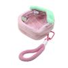 Plush House Shaped Doll Display Bag Clear PVC Ita Bag for Plush Doll Badge Display Portable Wristlet Pouch Small Pendant Bags