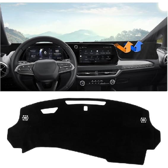 Autorder Dashboard Cover Mat For 1994-1997 Chevrolet Chevy S10 Blazer/GMC Jimmy Sonoma&1996 1997 Olds Oldsmobile Bravada Accessories Dash Cover
