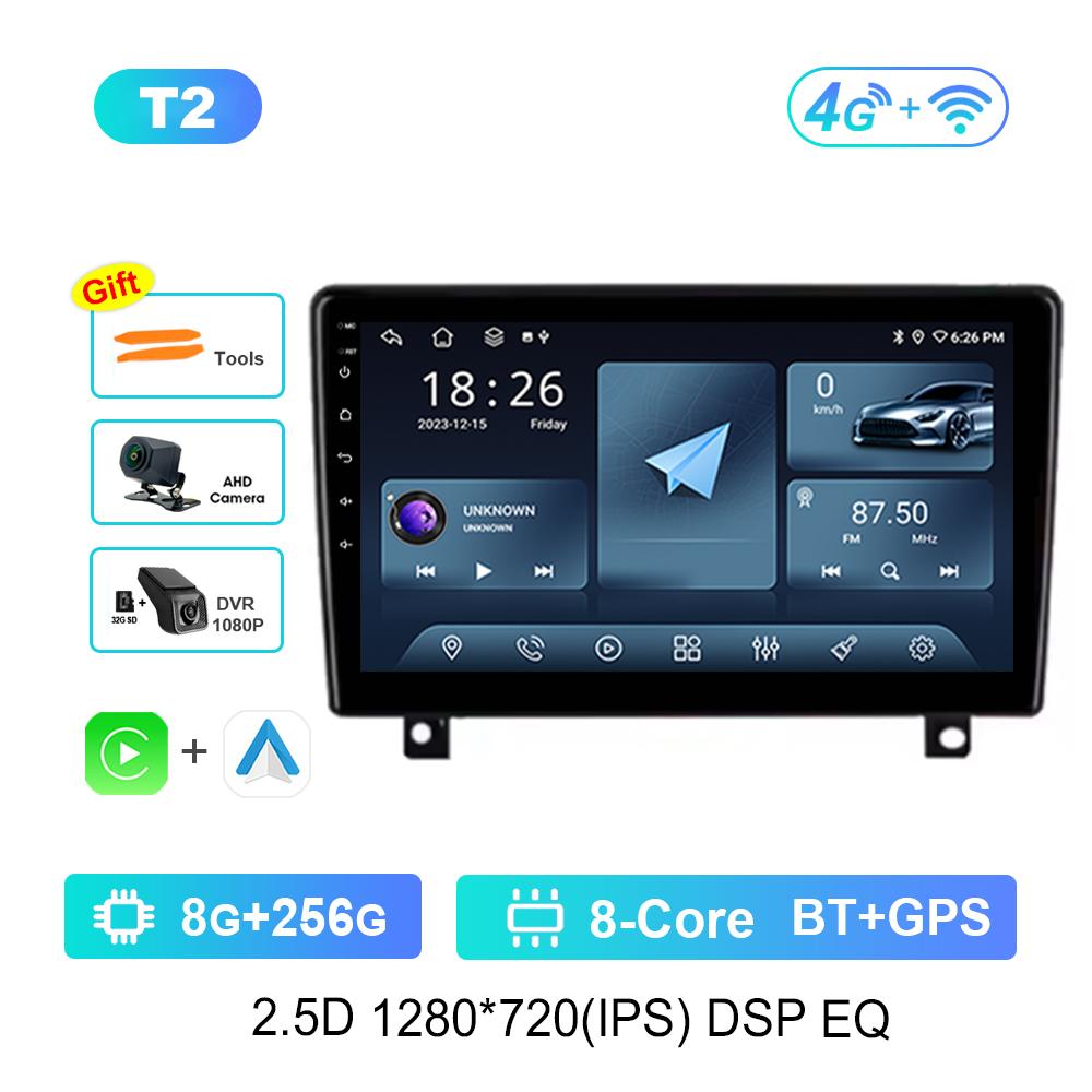 Car Radio Multimedia Player Android System Carplay for Opel Astra H 2006 - 2014 2.5D Screen GPS Navigation WiFi BT Cooling Fan