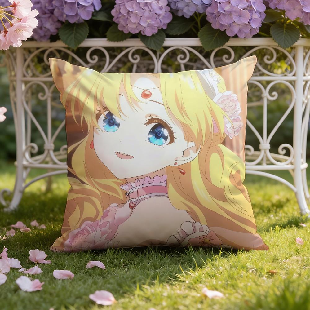 Cartoon W-Who M-Made Me a P-Princess Cushion Cover Home & Car Dual-Scene Pillow Cover: Reversible for Premium Comfort