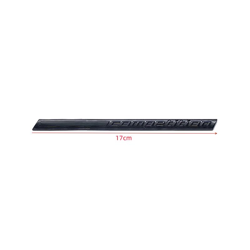 Silver Black COMPETITION Bar Underlined Emblem for BMW Thunder Edition M1 M2 M3 M4 M5 M6 M7 M8 X3M X4M X5M X6M Car Trunk Sticker OT4