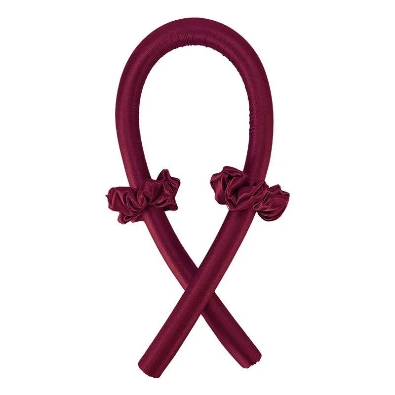 

Без нагрева Бигуди Сатиновый Шелковый Набор Шапочек для Сна Повязка на Голову Для Естественно Кудрявых Волос Уход за Длинными Волосами Волна Инструмент для Сна и Завивки