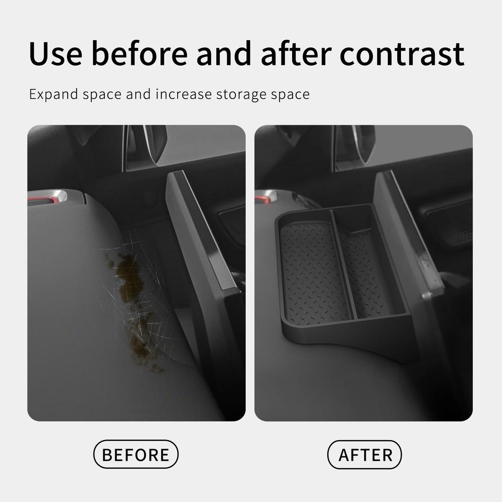 Left Drive for BYD Shark 2024-2026 (not Fit RHD) Car Dashboard Storage Tray Display Screen Rear Box Organizer Accessories