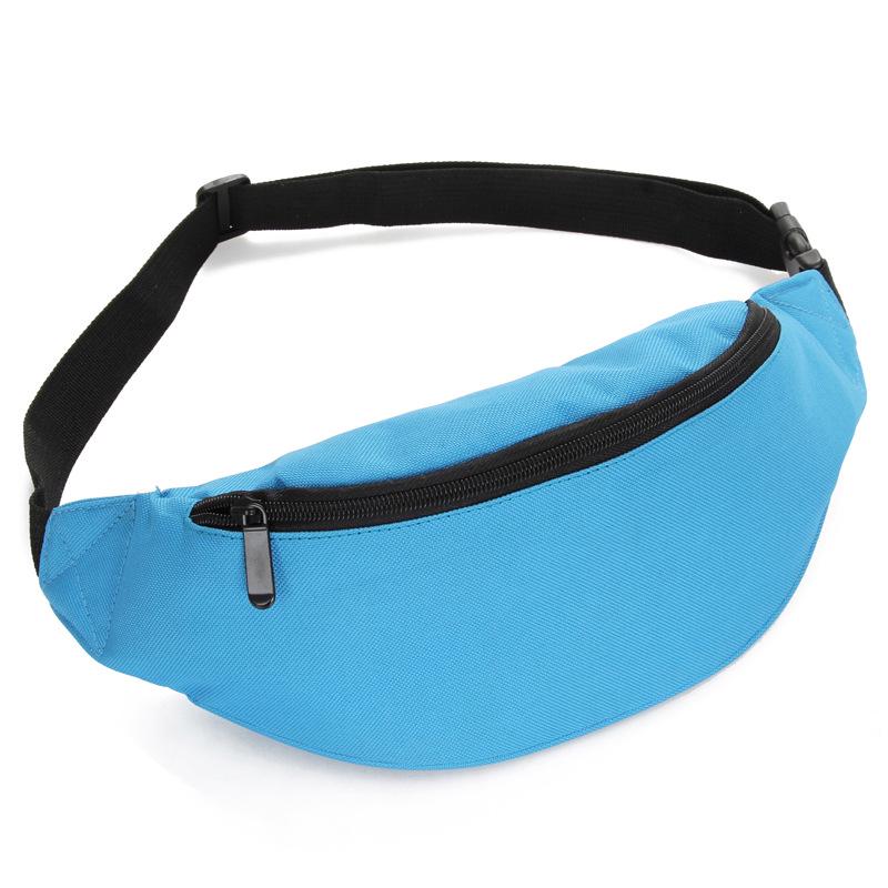 Men's Solid Color Crossbody Phone and Cigarette Waist Bag with Fashionable Texture