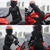 WOSAWE Women Motorcycle Protective Jacket Pants Set CE Soft Armor Summer Motorbike Full Body Riding Gear for Motocross Touring