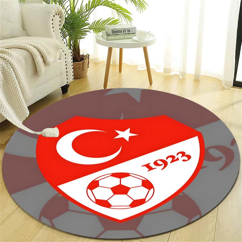 Personalized Bizim Çocuklar Türkiye Round Chair Office Rug - Perfect for Mat, Office Chair & More - Ideal Gift for Birthdays and Holidays