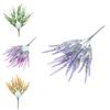 Silk Lavender Plant Artificial Bouquet With Plastic Material For Home Decoration And Event Use