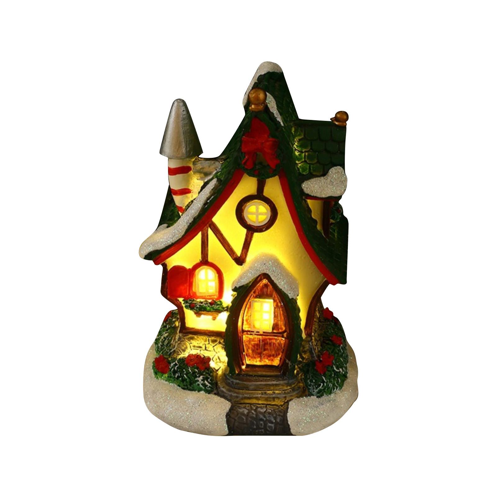 

Glowing Gingerbread House With Lights - Animated Christmas Decoration For Indoor Festive Display One Size зелёный