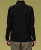 Phoenix Half Zip Long Sleeve Black Men's T-Shirt, (PH9900)