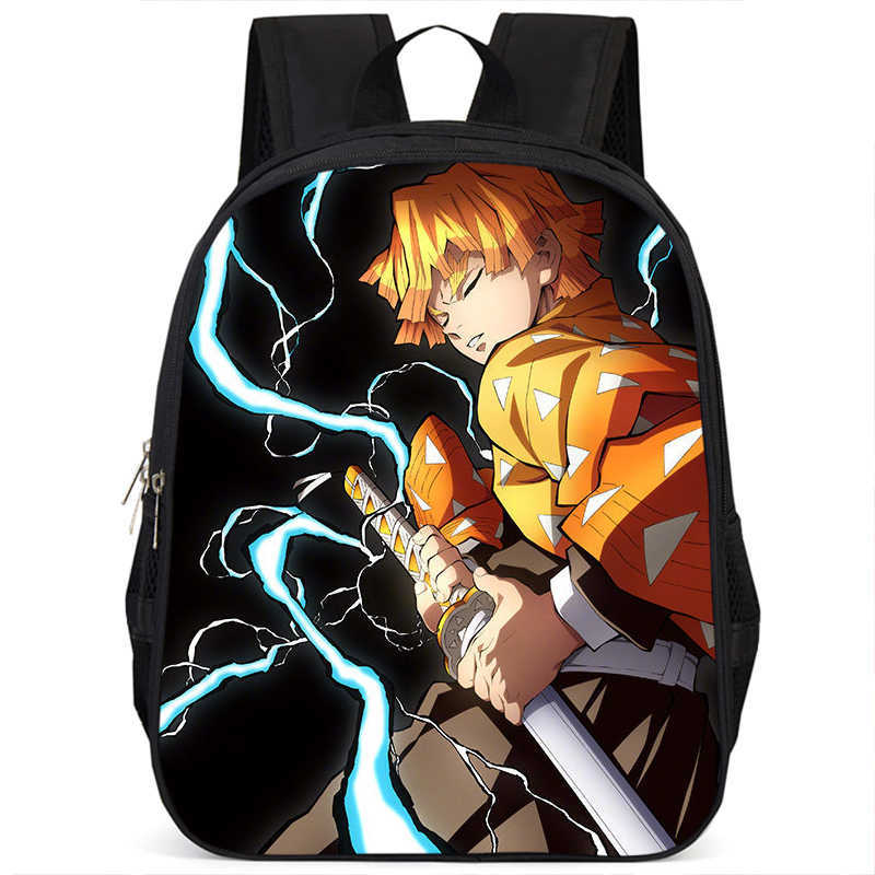 Japan cartoon comics Demon Slayer Pillar Training Arc Student Large Capacity School Style Backpack 7545