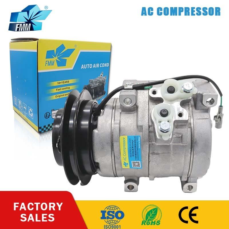 FMM 10S15C A/C AC Compressor for Toyota Liteace Noah Toyota Dyna 88320-37070 8832037070 447220-3514 4472203514 12V/24V 12V