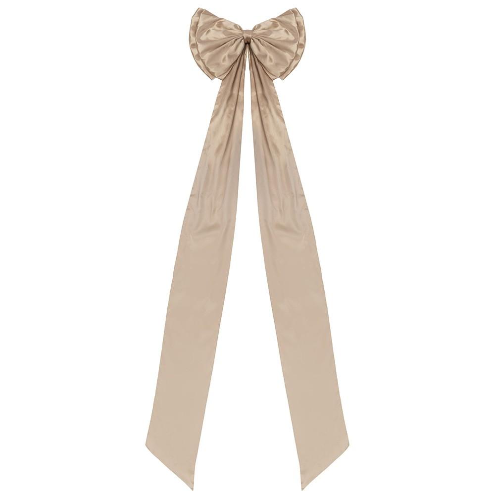 Christmas Bow Double Layer Large Satin Style Christmas Tree Ornament Festive Holiday Home Decor Gift Christmas Party Accessory