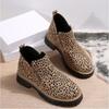 Large size casual short boots women's autumn and winter new high-top casual fashion short boots casual single shoes women