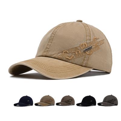 Baseball Cap Men's Outdoor Sun Hat Letter Embroidered Sport Cap Sun Hat