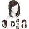 The Last Of Us Ellie Brown Cosplay Wig With Breathable Natural Feel For Scene Dressing