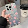 Summer Pink Tulip iPhone17promax Mobile Phone Case, New Apple 16e Simple Anti-drop Protective Case
