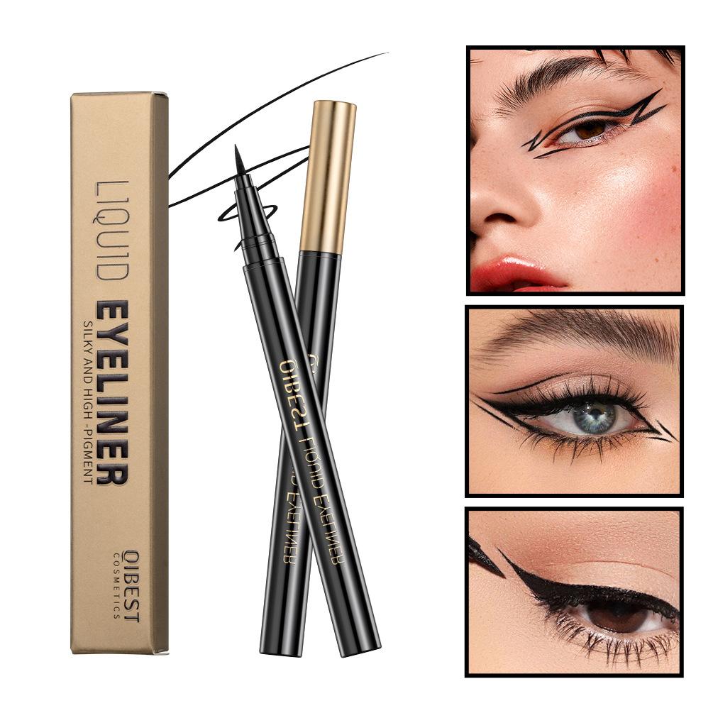 QIBEST 3-in-1 Mini Eyeshadow Palette Pearl Polarised Stereo Matte Natural Non-Flying Eyeshadow Palette