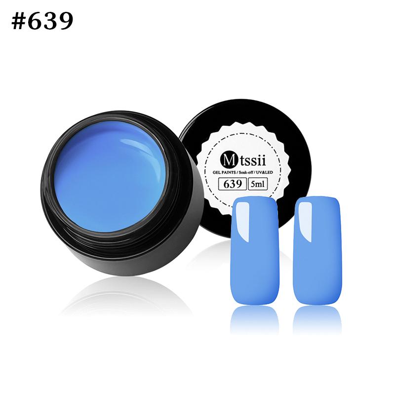 

Mtssii 6 цветов УФ-светодиодный лак для ногтей долговечный скульптурный гель DIY дизайн живопись украшение