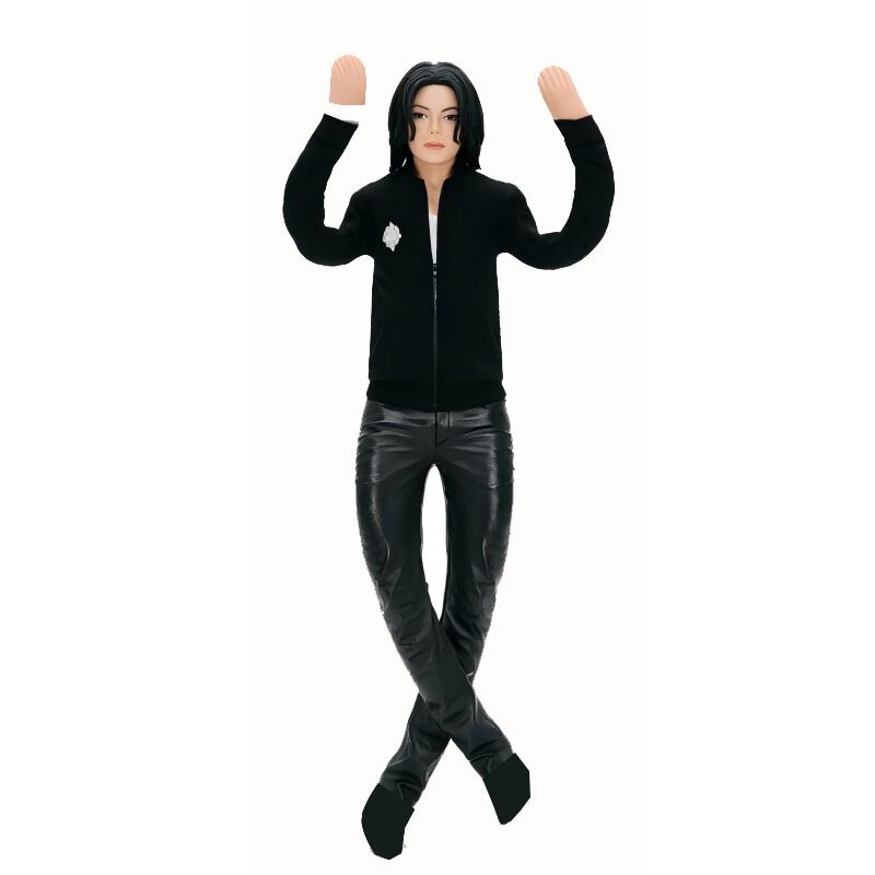 28cm Anime Michael Jackson Cosplay Prop Poppen Pluche Gevulde Figuur Poppen Kamer Decoratie Abstract Gewricht Beweeglijkheid Props Cadeau