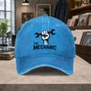 Mechanic Craftsman Printed Washed Baseball Cap Unisex Adjustable Retro Casual Hat For Outdoor Daily Wear Gift
