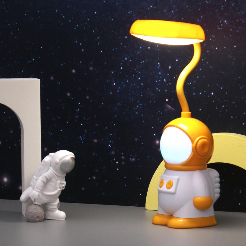Bedroom Creative Desktop Astronaut Decoration Led Folding Desk Lamp Usb Charging