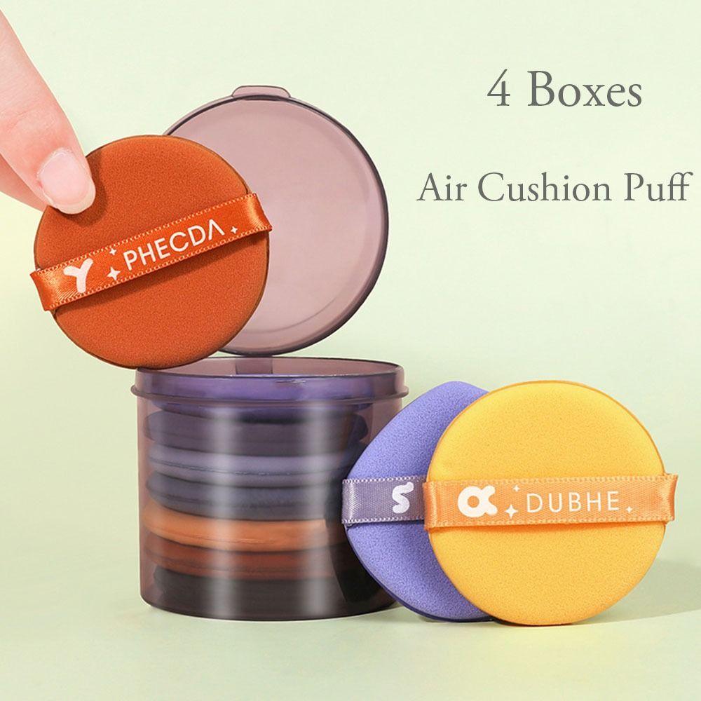 

7 шт. / Комплект Женская круглая слоеная губка сухая и влажная нелатексная BB-кремовая воздушная подушка