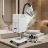 Nano Hair Steamer Machine Beauty Salon Free Standing Micro Mist Hair Care Repair Perming Coloring Adjustable Wheels