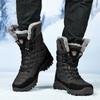 Winter Men's Snow Boots 2025New High-top Cotton Shoes Super Warm Men Winter Boots Outdoor Non Slip Hiking Boots Plush Sport Boot