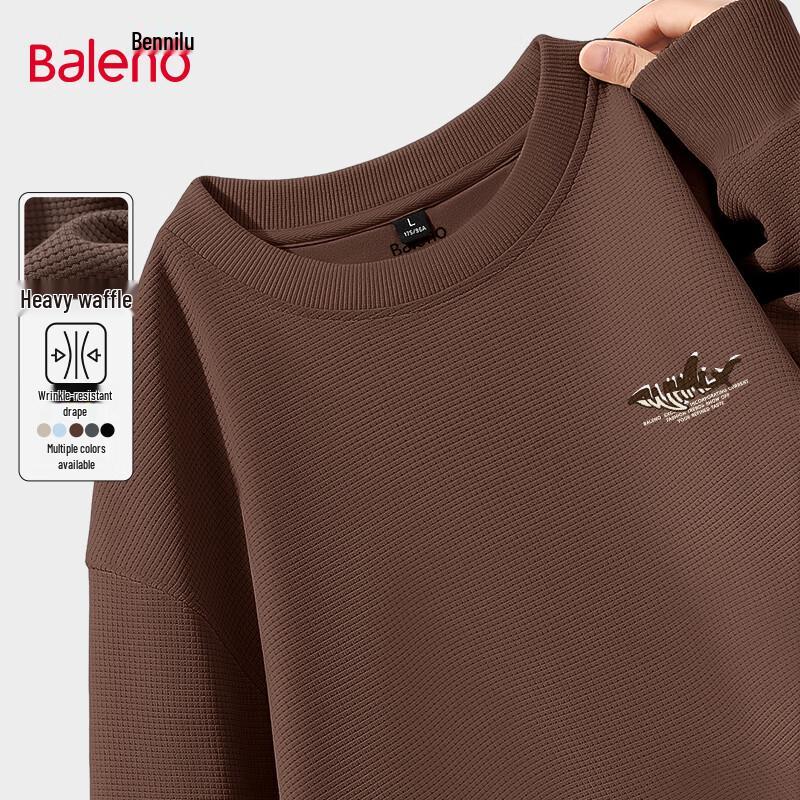 

Baleno Men s Waffle Knit Loose Fit Sweatshirt L