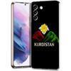 Phone Case For Samsung Galaxy S24 Ultra S23 FE S22 S20 S21 5G S10 S9 Plus S10E S8 Soft Silicone Clear Kurdistan Flag Cover