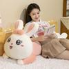 Papa Rabbit Plush Toy Sleeping Pillow Cute Long Strip Bed Children Girl Birthday Gift Doll Doll